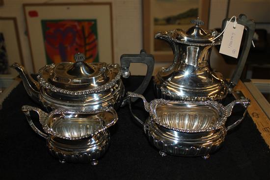 4 piece silver tea & coffee set